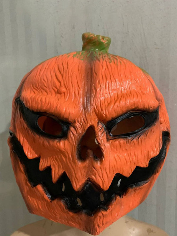 Cubierta de cabeza de calabaza aterradora de Halloween