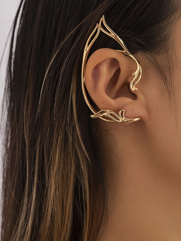 Minimalist Geometric Cut Out Ear Hooks