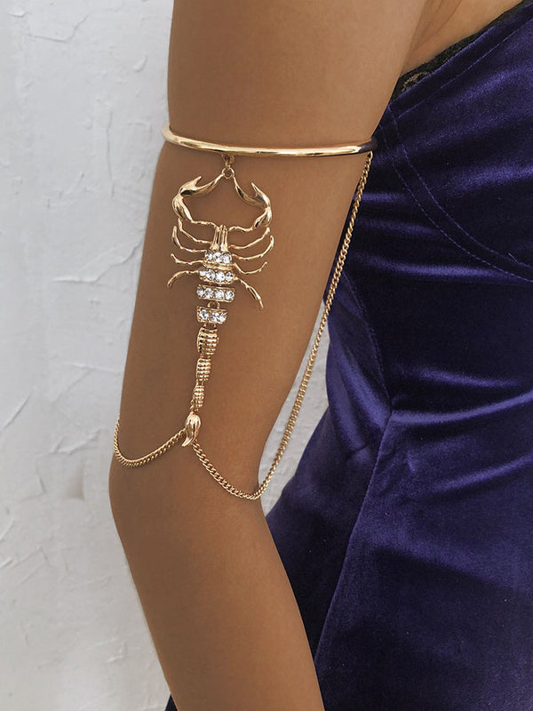 Halloween Rhinestone Chain Armlets