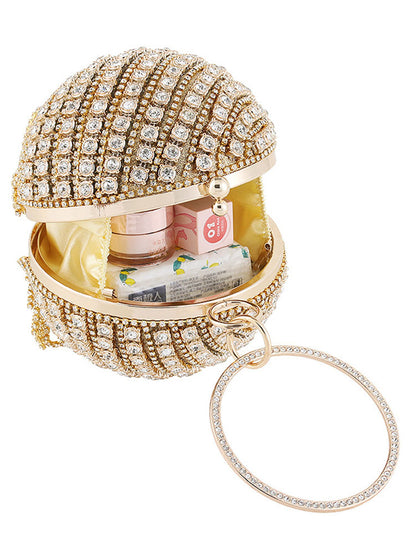 Bolsos de bolas con borlas de diamantes de imitación
