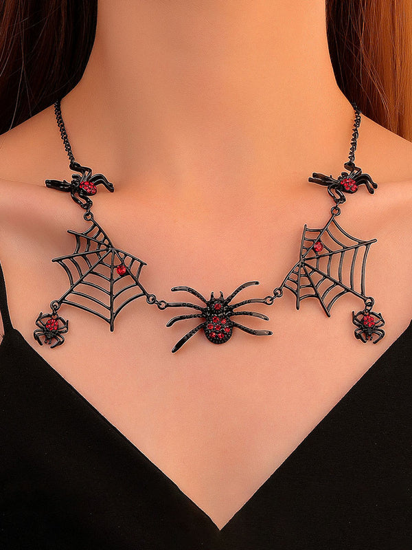 Collares de telaraña de Halloween