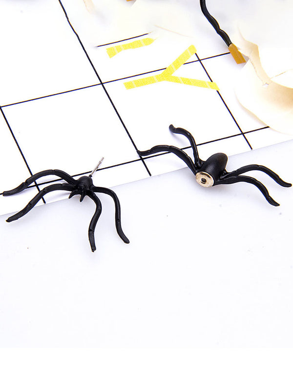 Pendientes de araña divertidos de Halloween