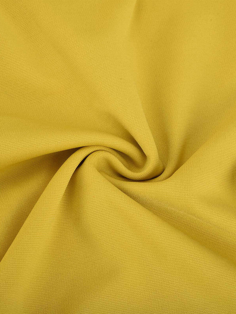 Vestidos largos ajustados con abertura y manga larga de gasa