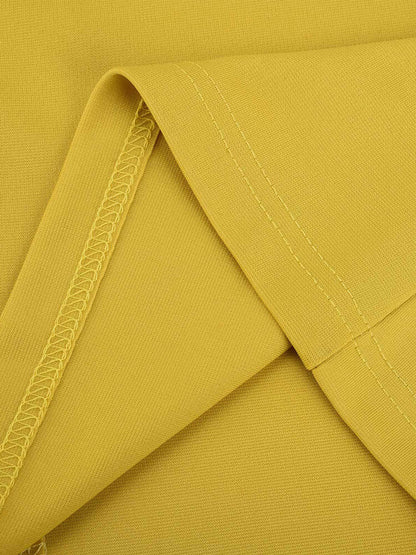 Vestidos largos ajustados con abertura y manga larga de gasa